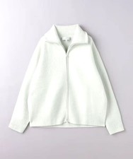 STUDIO NICHOLSON 5GG Boiled Half Zip Knit Sweater M/L LT.GRAY