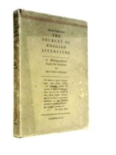 The Sources of English Literature (Arundell Esdaile - 1929) (ID:85997)