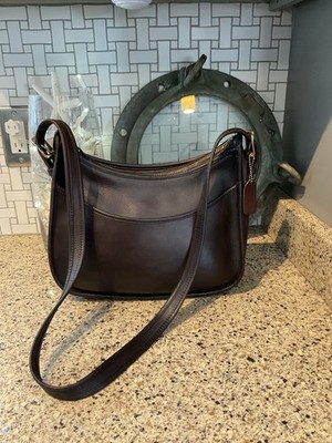 Vintage Coach Classic Hobo Glovetanned Leather Bag 9855 Brown USA