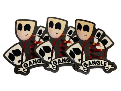 The Amazing Digital Circus Gangrel Die-Cut Sticker 3er Set Neu