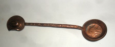 arts & crafts handmade australian copper teaspoon made from coins