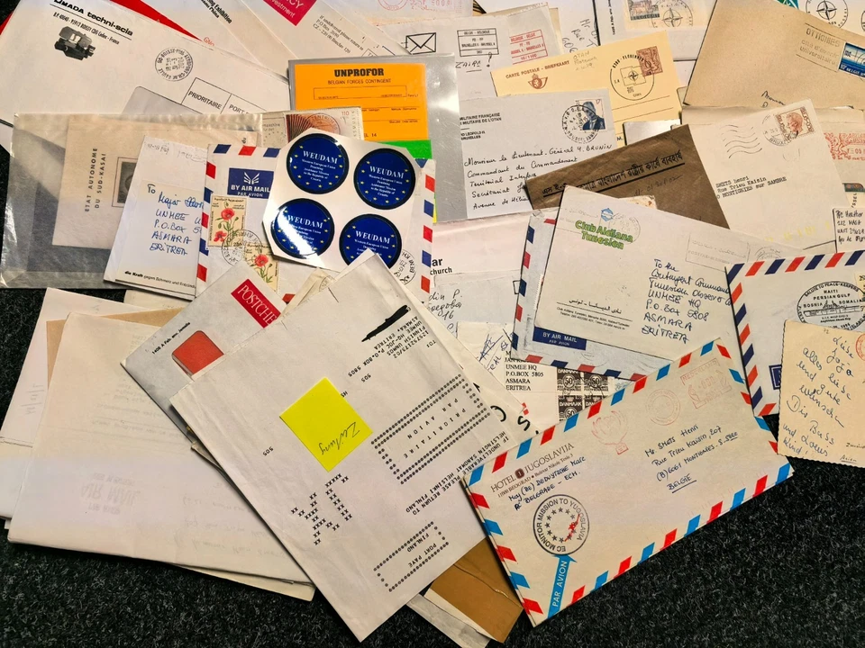 Sammlungsauflösung 19kg Hunderte  Feldpostbriefe UNO, NATO, Dienstbriefe - Bild 3 von 4