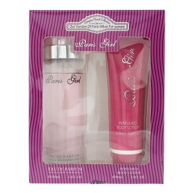 Designer French Collection Paris Girl Eau de Parfum 2-teiliges Geschenkset für Damen