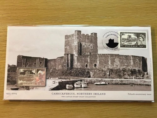 C867 GB QEII Castles ingot limited edition cover no reserve