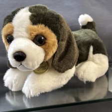 Miyoni Tots By Aurora Beagle Puppy Dog Plush 9 Stuffed Animal Valentines Day