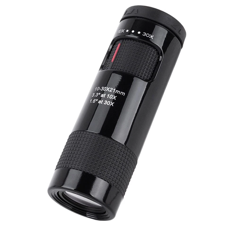 Mini Monocular 10-30X21 Zoom Telescope Portable Spotting Scope Camping Hiking - Image 2 of 4