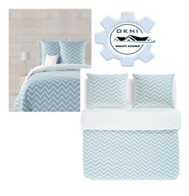 BETTWÄSCHE SET 260 X 240 CM / 65 X 65 CM LOW CHEVRON