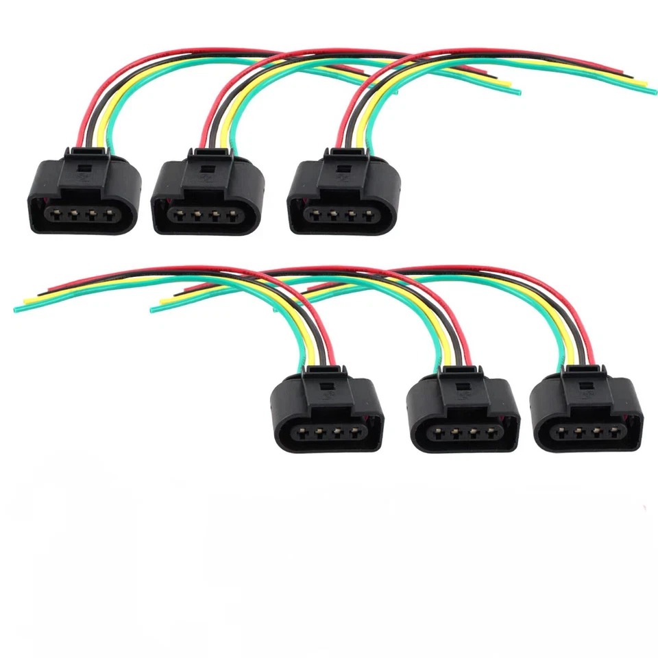 Arnés de enchufe conector bobina de encendido 6 piezas para Audi TT TTS TTRS 2000-2014 1,8T Foto 3 de 4