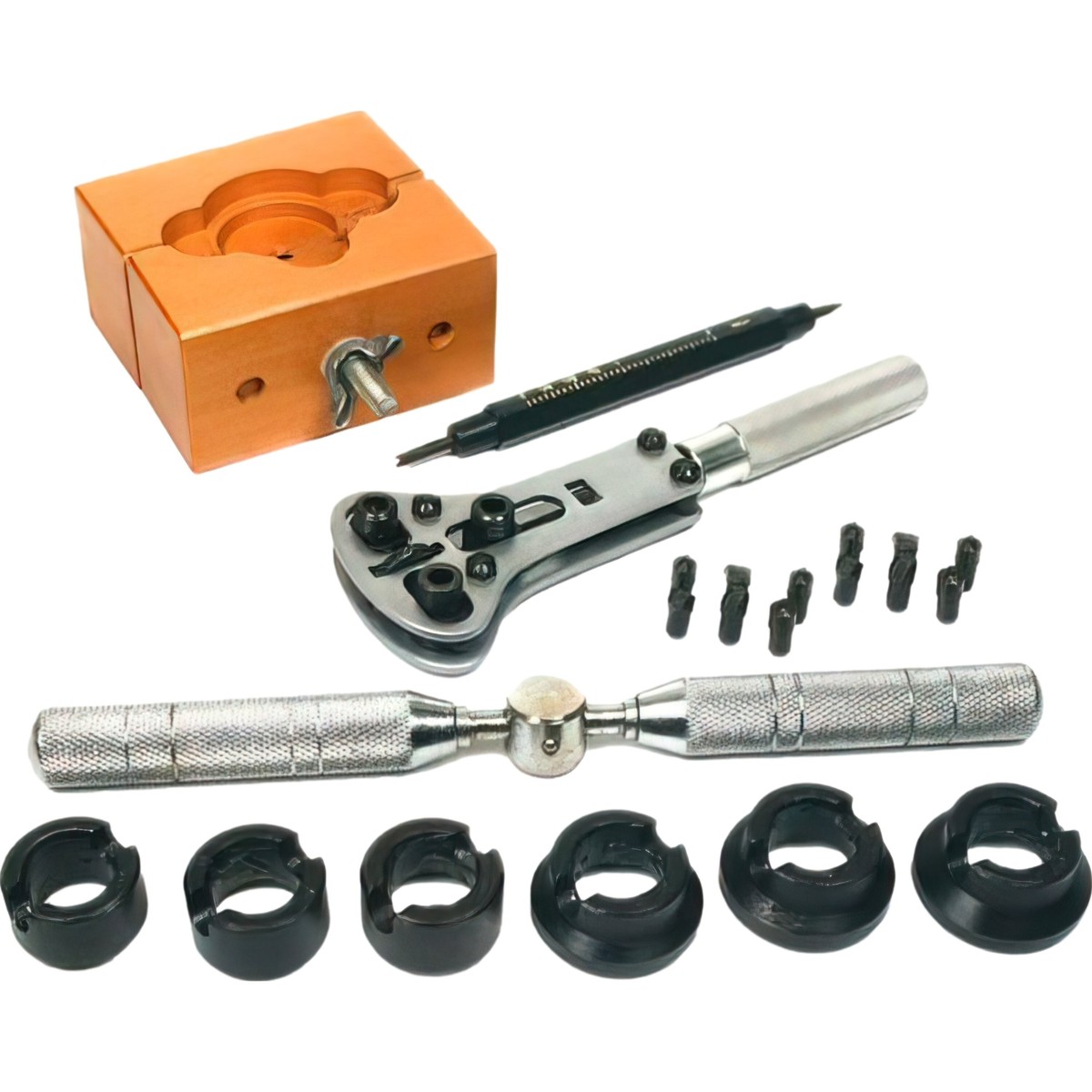 Watch Case Openers Spring Bar Tool Wood Holder Watchmaker Watch