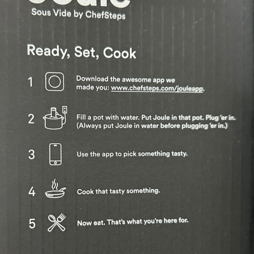 ChefSteps Joule Sous Vide Precision Cooker White 1100W WiFi Bluetooth Smart Tool - Picture 9 of 13