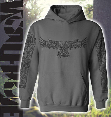 Mtb Inspired Hooded Top Mountain Bike Tattoo Sleeve Design Maori Eagle Ebay