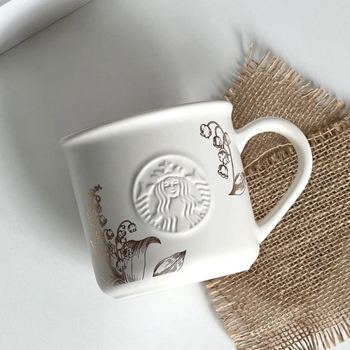 Chic Lily of the Valley 12oz Ceramic Mug Coffee Cup Tea Cups - Picture 4 of 4