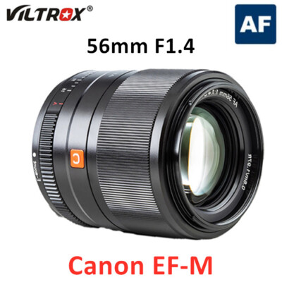 Viltrox AF 56mm F1.4 Auto focus APS-C Large Aperture Lens for Canon EF-M Mount