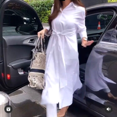 knee length dresses hoco Elegant Short White Knee-length Lace Homecoming Dresses with Sleeves main image 0