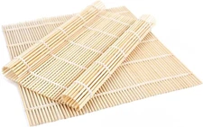 2 Pack Bamboo Sushi Rolling Mat, Sushi Roll Maker, Sushi Bazooka (9.5" X 9.6")…
