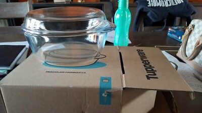 TUPPERWARE Bräter TUPPERWARE Premia glass 2.1 L