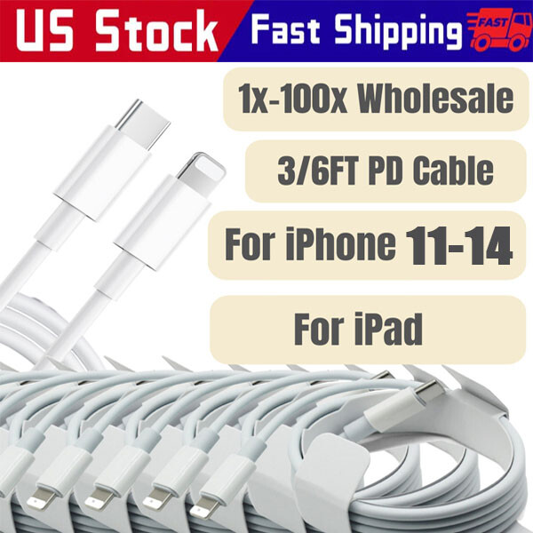 USB-C Fast Charging Cable for iPhone 14 13 12 11 Pro Max