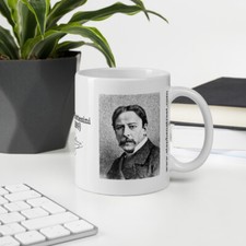 Bottesini Lithograph Mug Drawing by E.Fontana