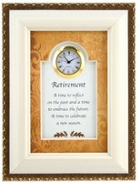 Time To Reflect Retirement Clock - Retirement Gift For Women Time To Reflect Retirement Clock - Retirement Gift For Women