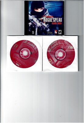 Tomb Raiders Chronicles & Rainbow Six Rogue Spear Black Thorn Pc New XP