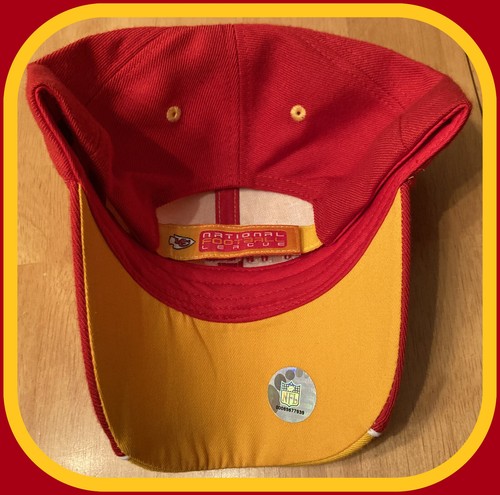 KANSAS CITY CHIEFS NFL ADULT ADJUSTABLE EMBROIDERED CAP NWT - Picture 4 of 4