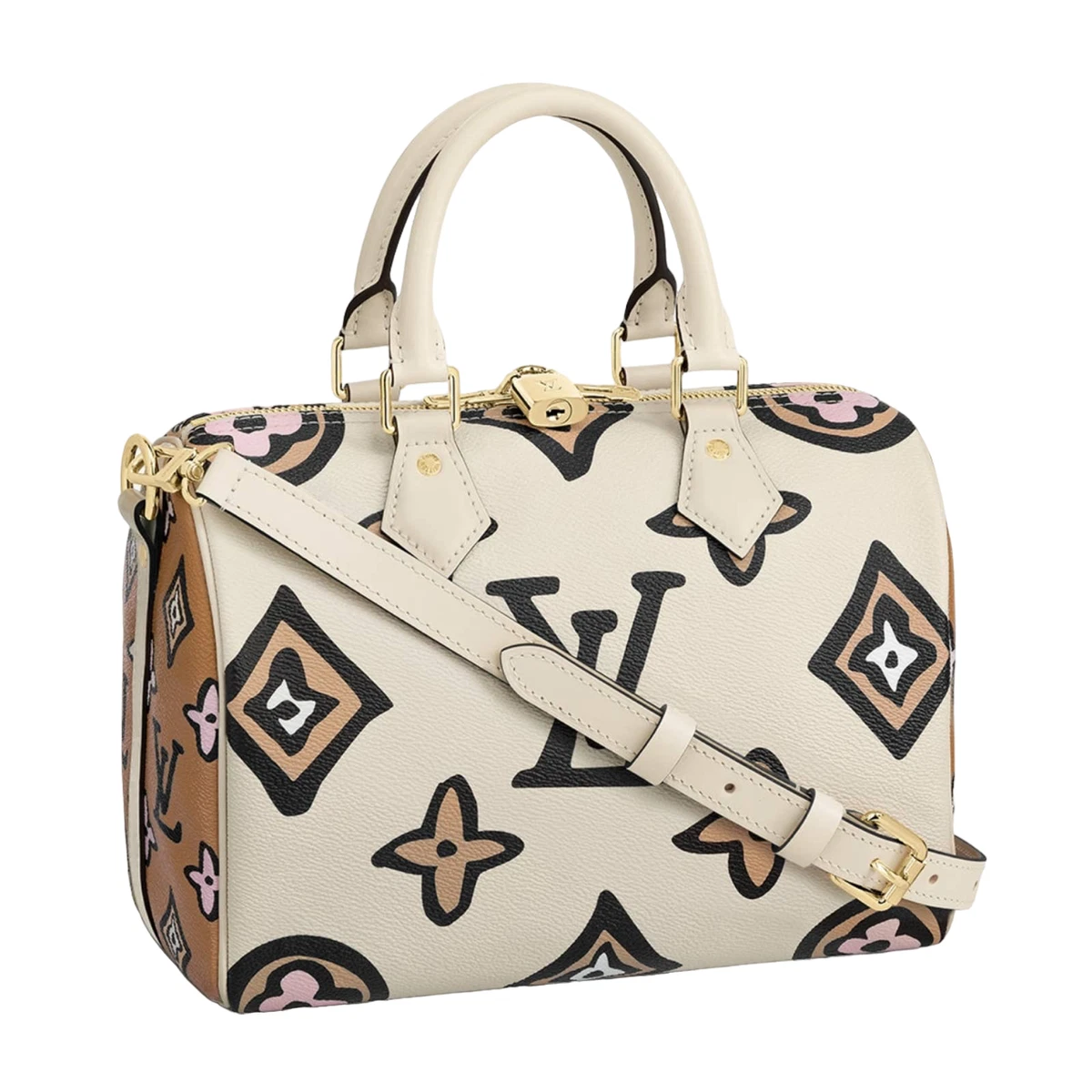 Louis Vuitton Wild At Heart Speedy Bandouliere 25 Monogram Handle