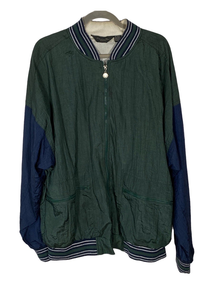 Vintage Green Christian Dior Monsieur Track Suits XL