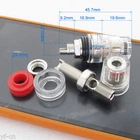 4x High Quality Nickel Plated HiFi Amplifier Speaker Terminal Binding Post 45mm