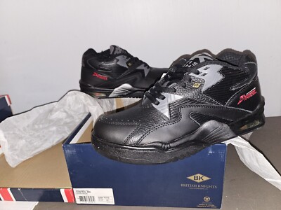 British Knights Dymacel Mid Tops Size 9.5 Shoes NWT Rare Black/ Charcoal  #1J s-l1200.jpg main image 3