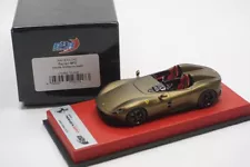 1/43 BBR FERRARI SP2 VERDE VOLTERRA MATT RED LEATHER BASE LE10 N MR