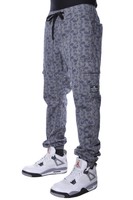 Marc Ecko Drop Crotch Low Rider Paisley Print Cargo Elastic Joggers on sale Marc Ecko Drop Crotch Low Rider Paisley Print Cargo Elastic Joggers on sale