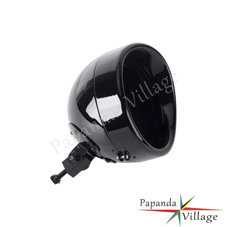 7" Headlight Housing Shell Bucket For Harley Heritage Fat Boy Softail 1986-2014 - Image 2 of 4
