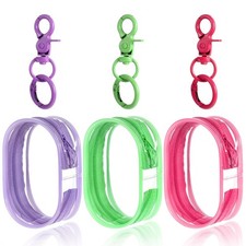Clear Mini Waterproof Zipper Makeup Bag Small Cosmetic Keychain Pocket Portab...