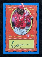 2024 Topps Brooklyn Collection Auto Blue 20/20 Elly De La Cruz #AC-ED Auto 1t62