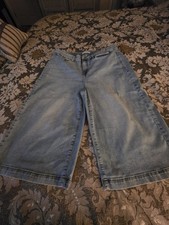 Lane Bryant Capri Jeans Size 18 Wide Leg