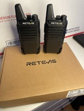 Retevis RT21 Portable Handheld Two-Way Radios Set with Charger - Black