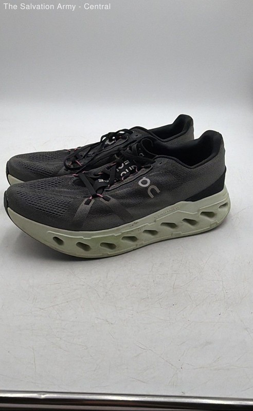 On Cloud Mens Monster Gray Lace Up Low Top Running Sneaker Shoes Size 12