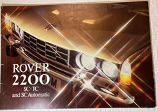 Rover 2200 SC TC & SC Automatic Sales Brochure
