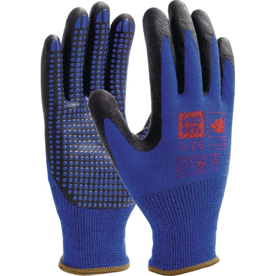 Nitril-Feinstrickhandschuh NI-Thermo Arbeitshandschuhe Schutzhandschuhe Bauhand. - Bild 1 von 1