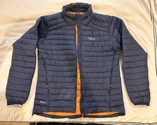 Rab Cirrus  Jacket Pertex Quantum Navy Puffer Coat Men’s Size large L