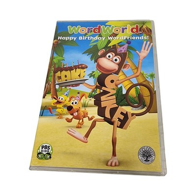 WordWorld Happy Birthday WordFriends! DVD PBS Kids Educational
