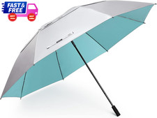 80" Oversize Golf Umbrella Double Canopy Windproof Heavy Duty Outdoor Family