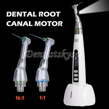 Wireless Dental LED Endo Motor 16:1 Contra Angle Handpiece Root Canal Treatment
