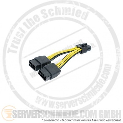 Generic 5-20cm GPU Adapter Kabel cable 2x 8-pin PCIe to 1x 8-pin EPS