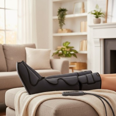 Basic Edition Air Compression Massager for Legs with Adjustable Pressure Levels