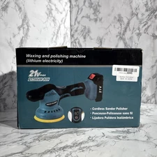 21V Cordless Buffer Polisher – Lithium-Ion Waxing & Polishing Machine