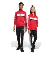 Boys Adidas Essentials 3-Stripes Tiberius Red Black Complete Jumpsuit