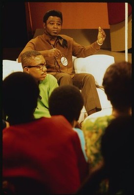 Photo:James Brown 1968 TV Program Studio Audience Interview Photo