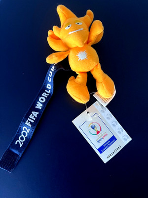2002 FIFA World Cup Mascot Ato Korea Japan Spheriks 9” Orange