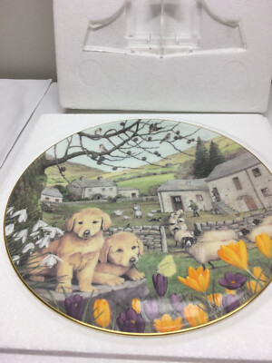 FRANKLIN MINT SAMMLETELLER BONE CHINA ENGLAND FEINES PORZELLAN MIT GOLDRAND